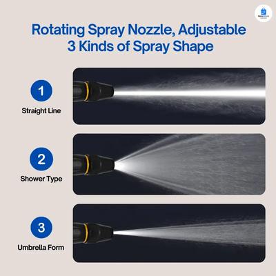 Water Pressure Nozzle Black Gold – 3 Spray