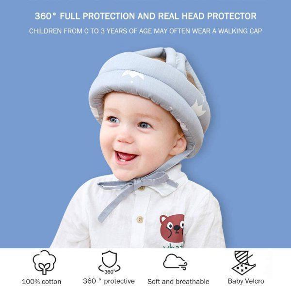 Baby Head Protector Helmet Multicolor Cotton