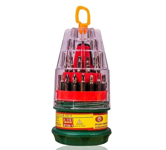 31 Pcs Portable Screwdriver Set ABS Plastic Multicolor 🔧