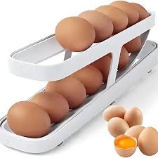 Automatic Scrolling Egg Rack Holder Storage