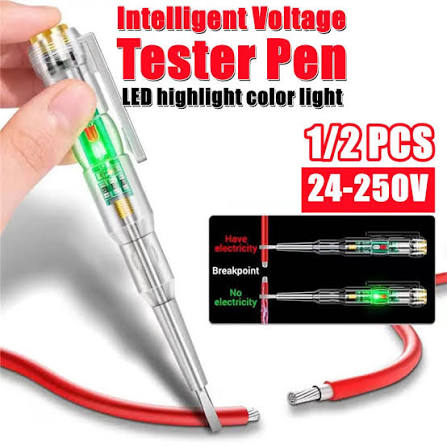 Intelligent LED Photometer Test Pen Voltage Detector Voltmeter 24-250V